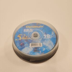 OPTIMUM 10 Pack CD-R 52x 700 MB‎ 80min NEW